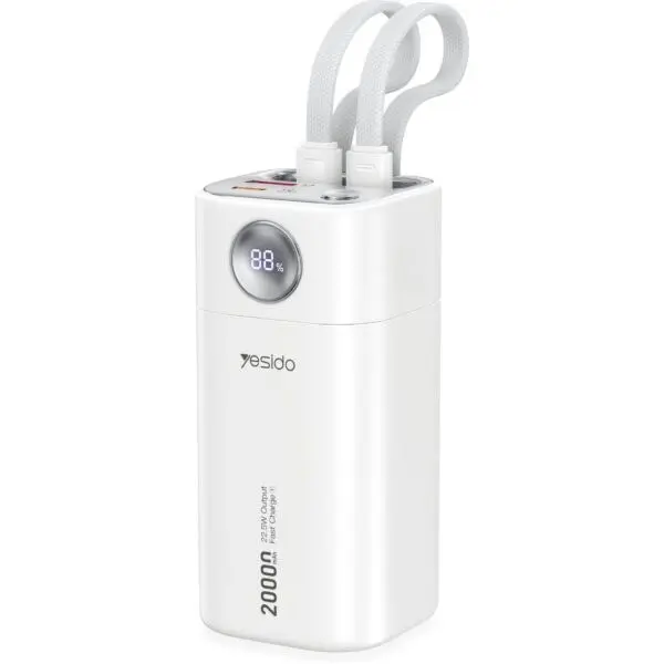 شارژر همراه / پاور بانک 20000 W یسیدو وای پی 86 / POWER BANK yesido YP86