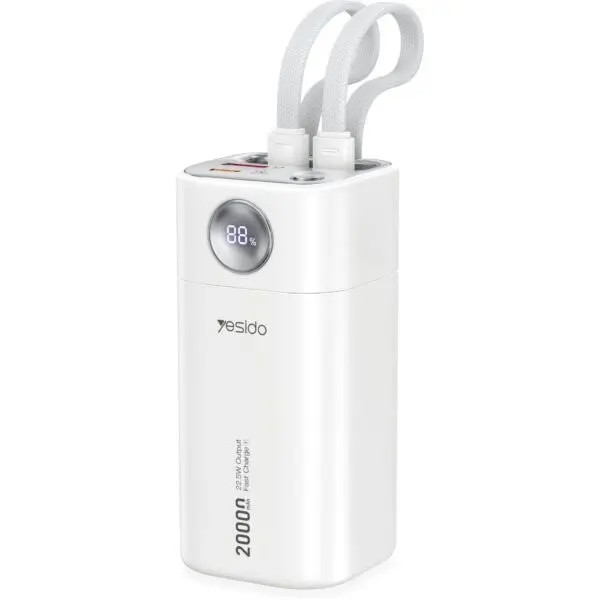 شارژر همراه / پاور بانک 20000 W یسیدو وای پی 86 / POWER BANK yesido YP86