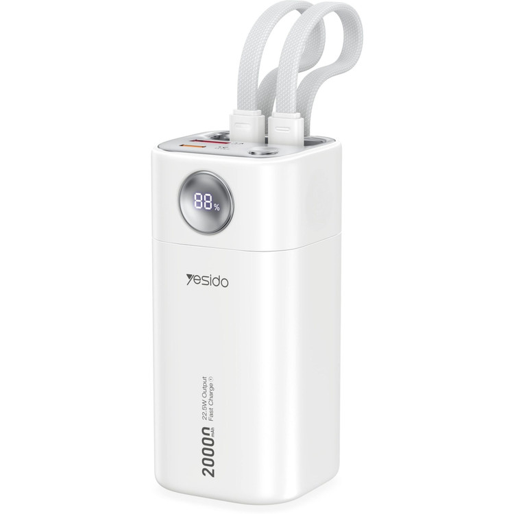 شارژر همراه / پاور بانک 20000 W یسیدو وای پی 86 / POWER BANK yesido YP86