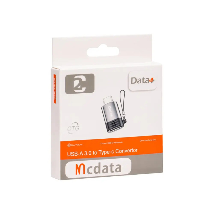 مبدل Usb 3.0 to Type c دیتا پلاس مدل MCDATA C2