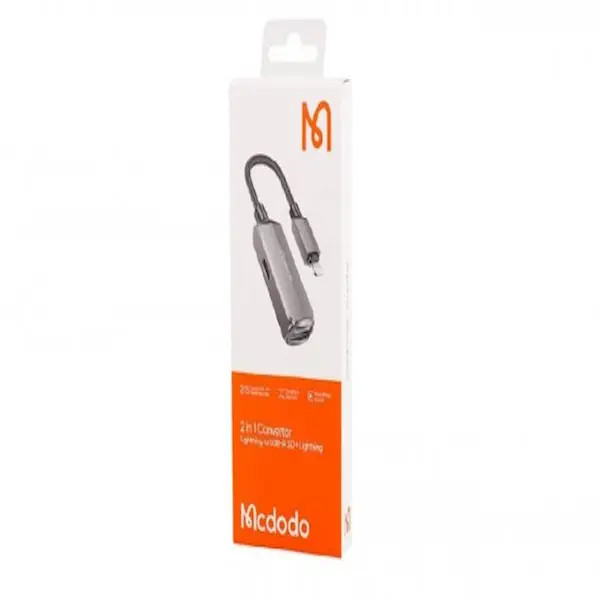 مبدل 2 در 1 Lightning به usb-A 3.0 مک دودو مدل CA-269