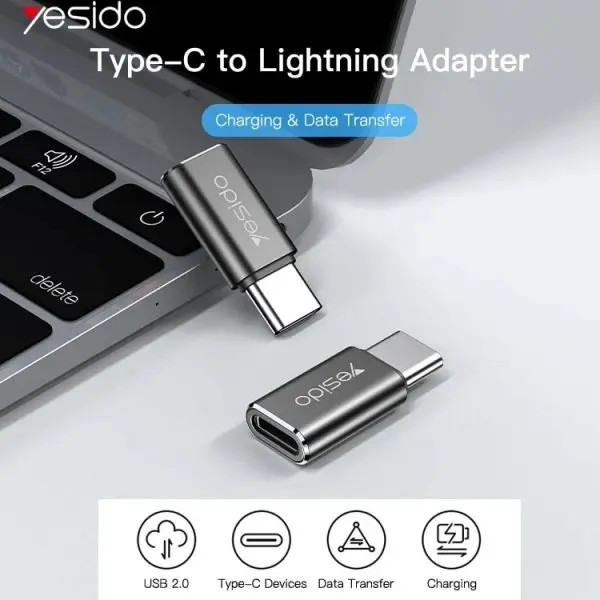 مبدل لایتنینگ به USB-C یسیدو مدل GS22
