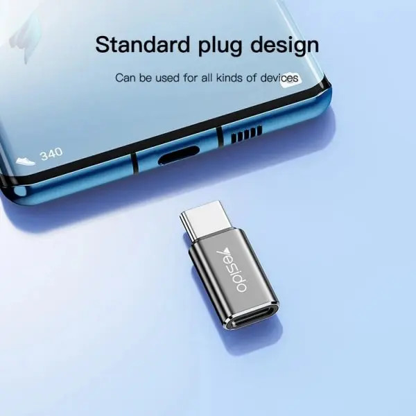 مبدل لایتنینگ به USB-C یسیدو مدل GS22