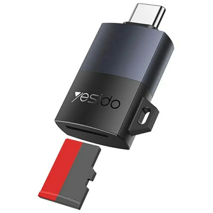 رم ریدر Yesido مدل GS37 تایپ سی Type-C TF Card Reader