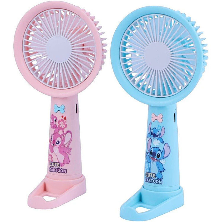 پنکه دستی و رومیزی شارژی و استند گوشی به مدل Mini Fan NO.XJD-267 آبی