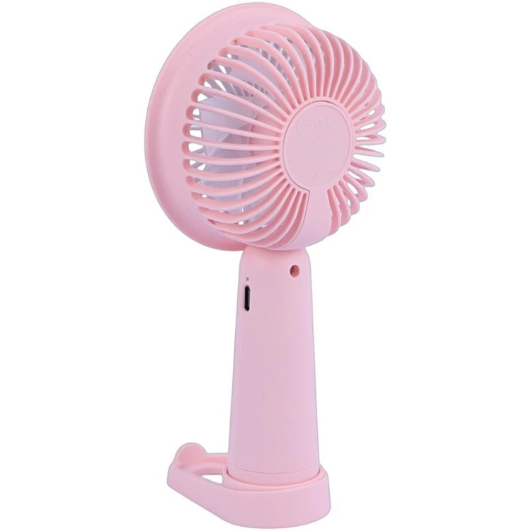 پنکه دستی و رومیزی شارژی و استند گوشی به مدل Mini Fan NO.XJD-267 آبی