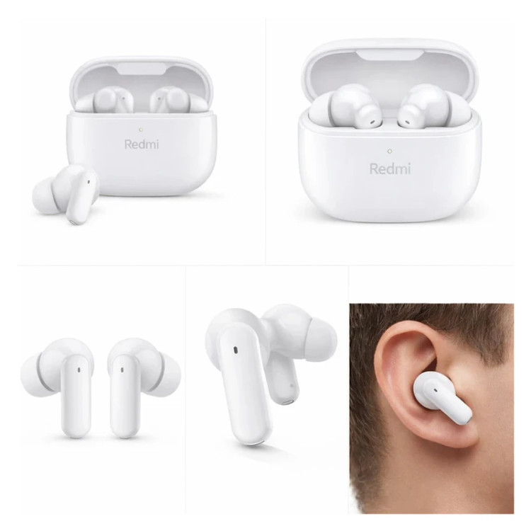 هدفون بلوتوثی شیائومی مدل Redmi Buds 8 Active اصلی سفید