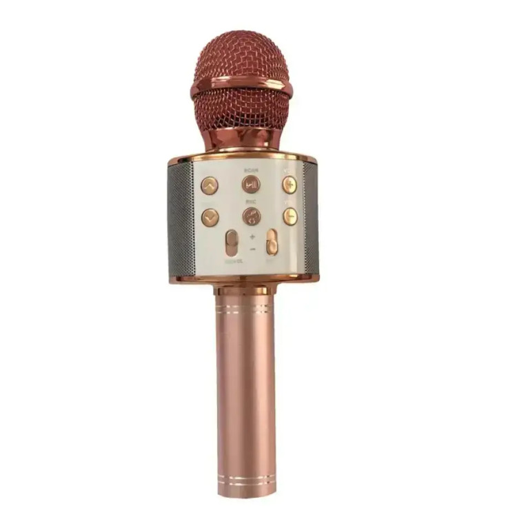 Microphone speaker/اسپیکر میکروفن مدل WS-858 رزگلد