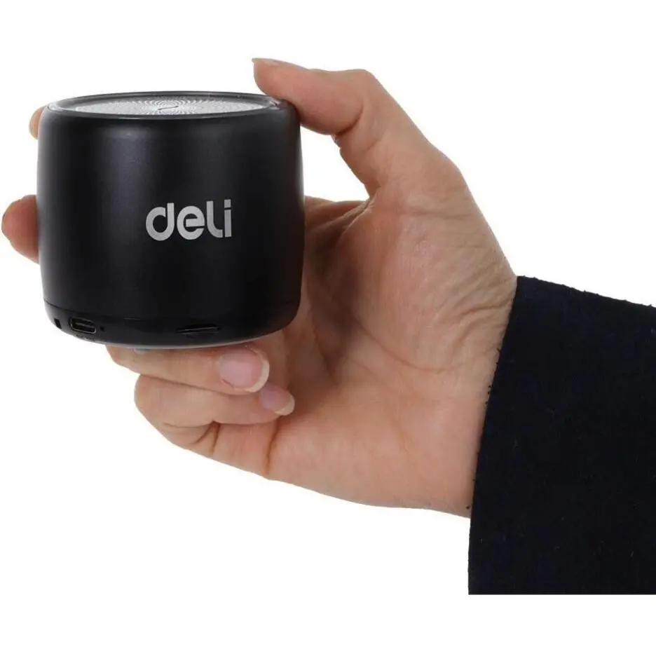 اسپیکر بی سیم مشکی Deli مدل SL2
