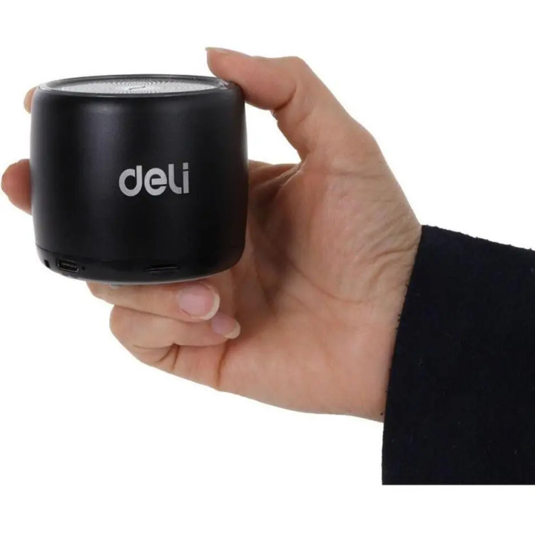 اسپیکر بی سیم مشکی Deli مدل SL2