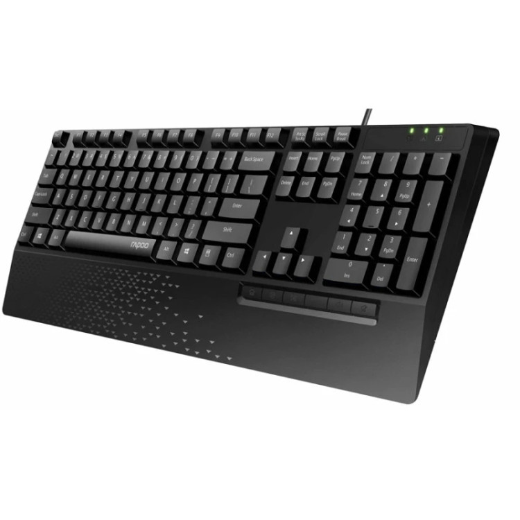کیبورد و ماوس رپو مدل RAPOO NX2000 مشکی با گارانتی 18 ماهه پانا