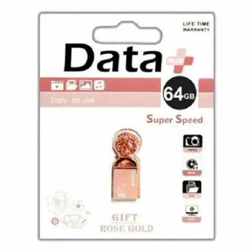 فلش مموری دیتا پلاس مدل Rose Gold ظرفیت 64 گیگابایت
