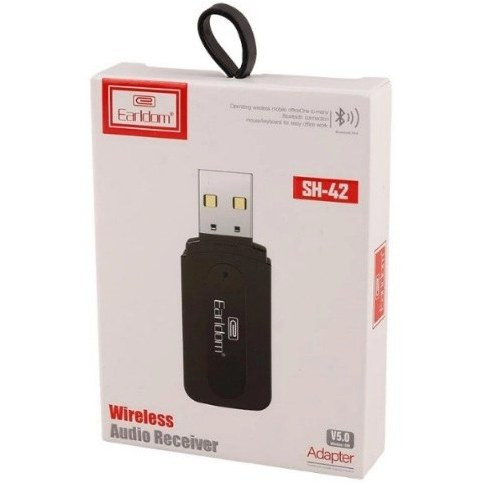 دانگل بلوتوث USB ارلدام مدل SH-42 گیرنده صوتی Wireless audio receiver Bluetooth 5.0