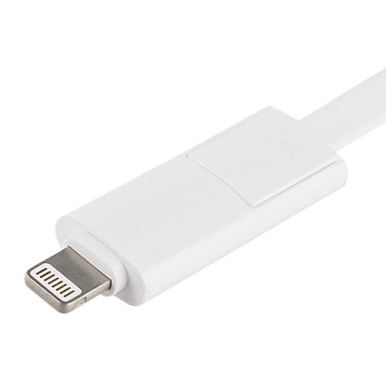 کابل شارژ 2 در 1 ARUN مدل B110M6 لایتنینگ و MICRO USB طول 1 متر