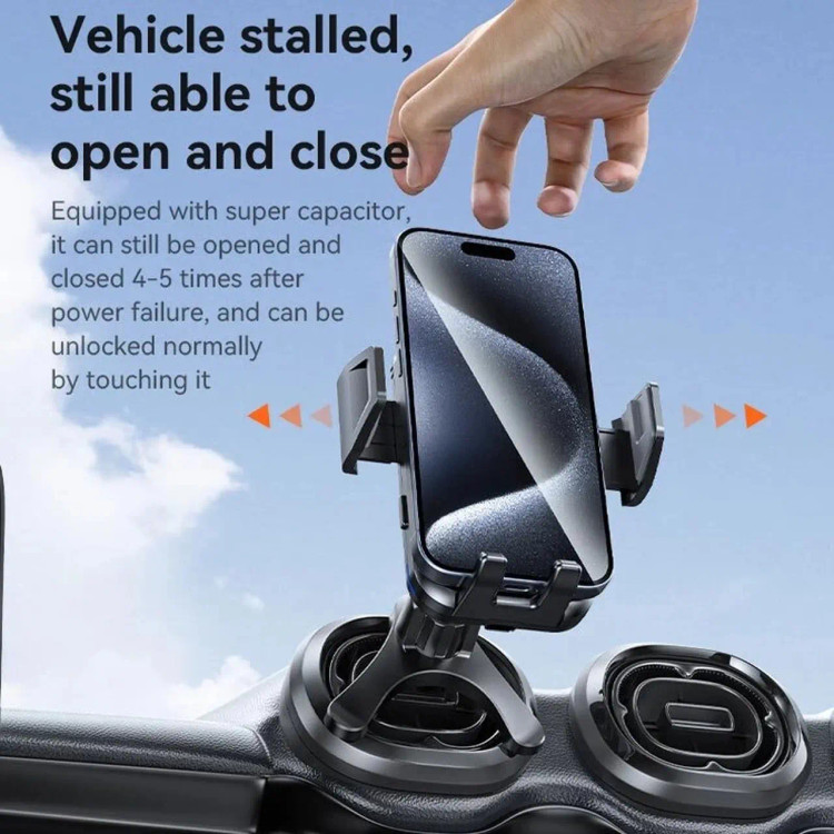 هولدر وایرلس شارژ 15 وات دریچه کولری یسیدو Yesido C312 Auto Wireless Charging holder