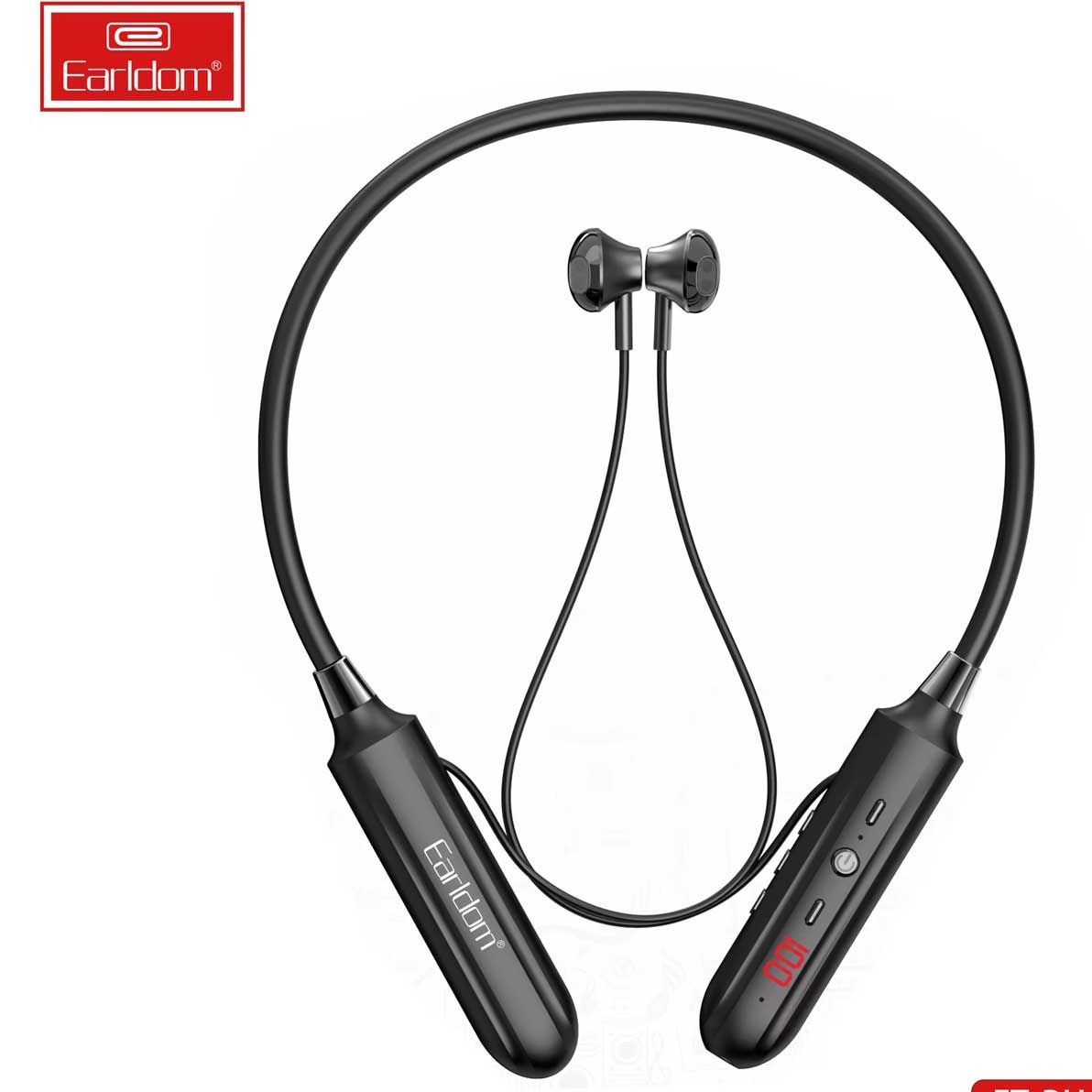 هدفون بلوتوثی گردنی ارلدام مدل ET-BH67-نمایشگر دیجیتال-Bluetooth 5.2