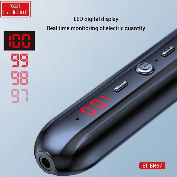 هدفون بلوتوثی گردنی ارلدام مدل ET-BH67-نمایشگر دیجیتال-Bluetooth 5.2
