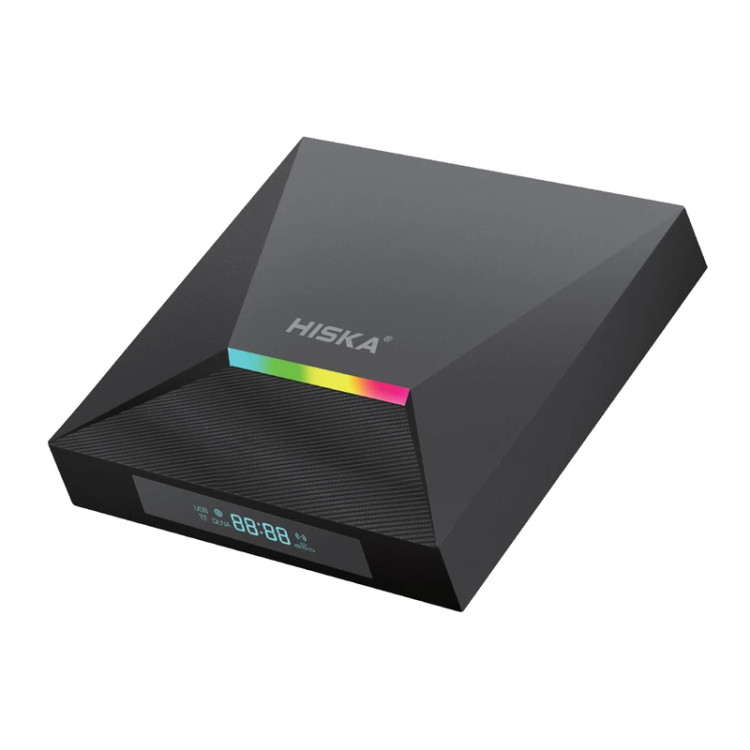 اندروید باکس هیسکا مدل HISKA BOX A12 | رم 2 گیگ | حافظه 16 گیگ | Android TV 12 | پشتیبانی از 8K