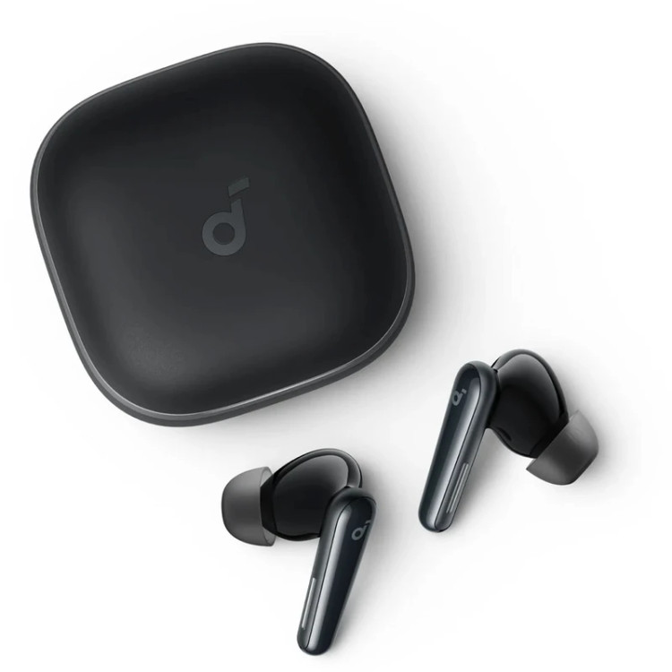 هدفون بلوتوثی انکر مدل Soundcore Liberty 5 با نویز کنسلینگ فعال (ANC)، دارای سنسور نوری داخل گوش و مقاوم در برابر رطوبت و عرق سفید
