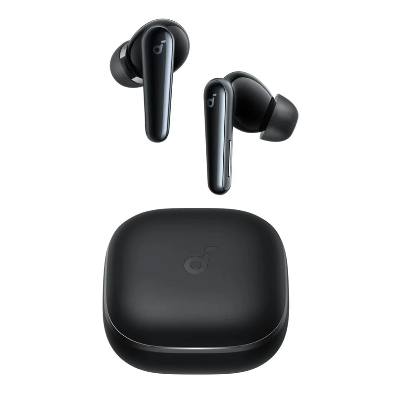 هدفون بلوتوثی انکر مدل Soundcore Liberty 5 با نویز کنسلینگ فعال (ANC)، دارای سنسور نوری داخل گوش و مقاوم در برابر رطوبت و عرق سفید