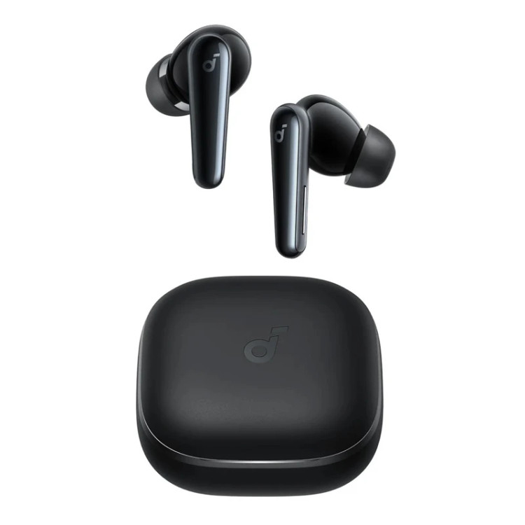 هدفون بلوتوثی انکر مدل Soundcore Liberty 5 با نویز کنسلینگ فعال (ANC)، دارای سنسور نوری داخل گوش و مقاوم در برابر رطوبت و عرق سفید
