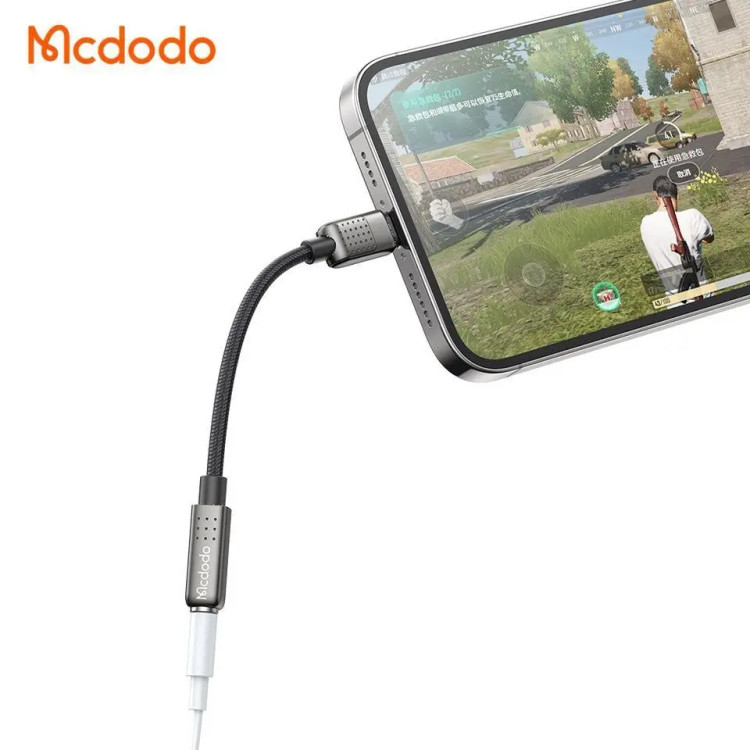 aux مبدل لایتنینگ به جک 3.5 میلی متری مک دودو مدل CA-5010