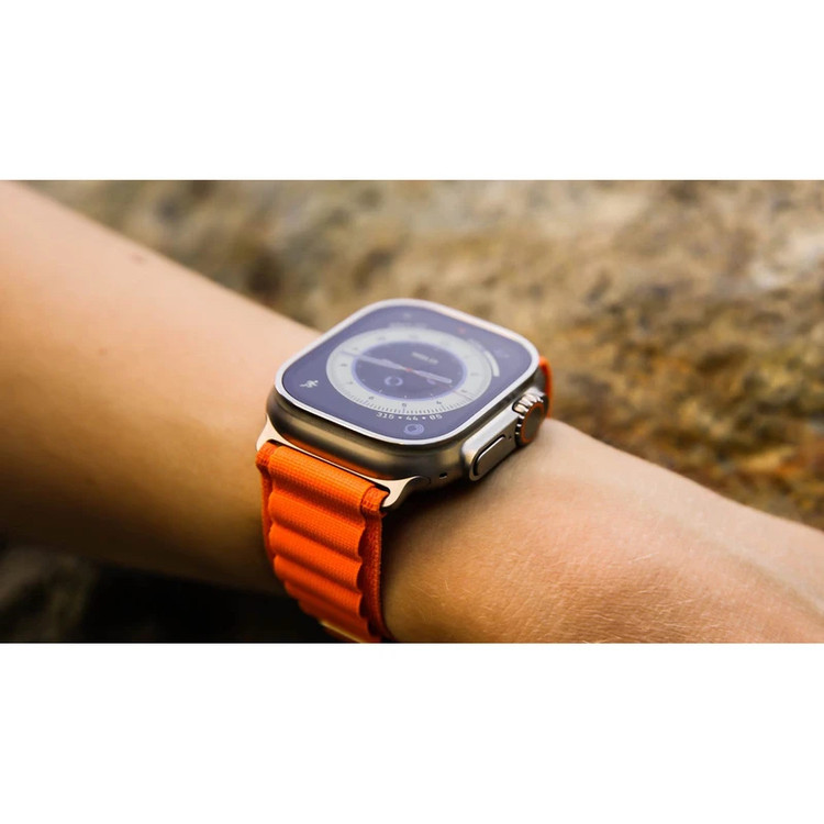 بند پارچه ایی برزنتی اپ واچ اسپایگن مدل مدل Durapro Flex مناسب apple Watch سایز 42/44/45/49 مشکی