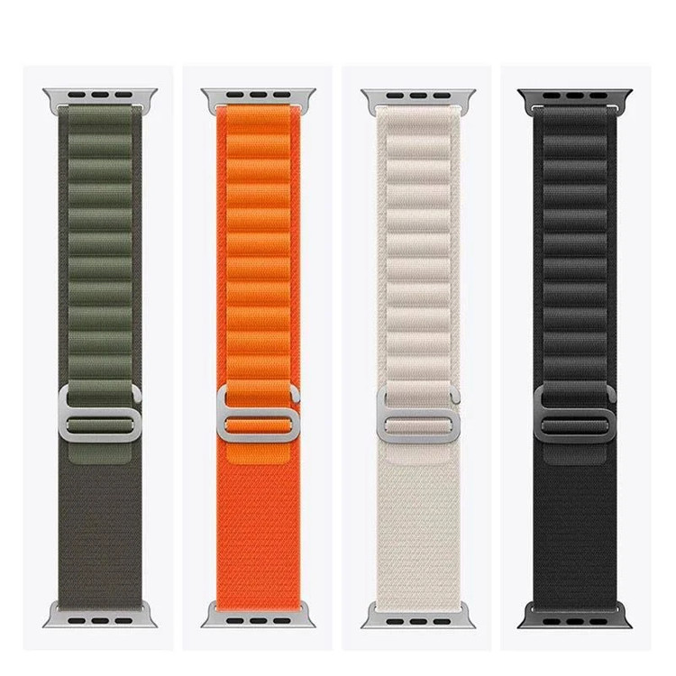 بند پارچه ایی برزنتی اپ واچ اسپایگن مدل مدل Durapro Flex مناسب apple Watch سایز 42/44/45/49 مشکی