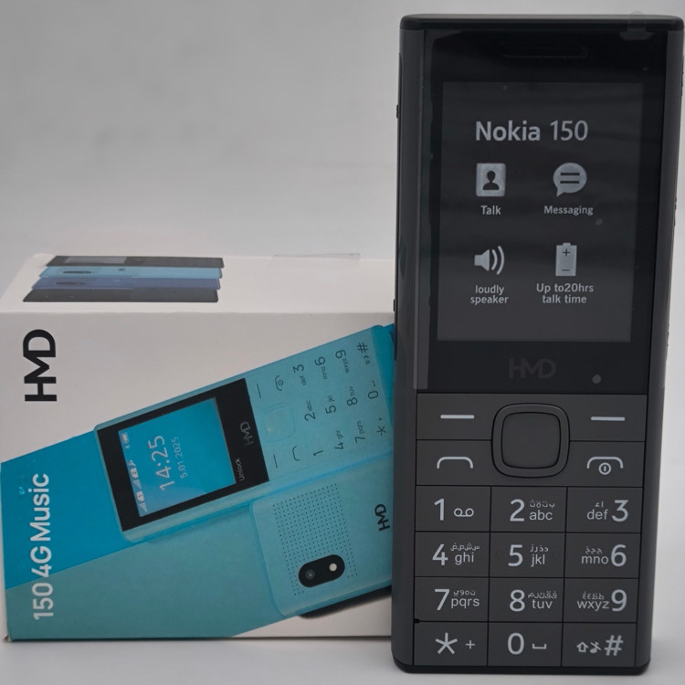 گوشی موبایل نوکیا مدل Nokia 150 music 4G دو سیم کارت اصلی مشکی