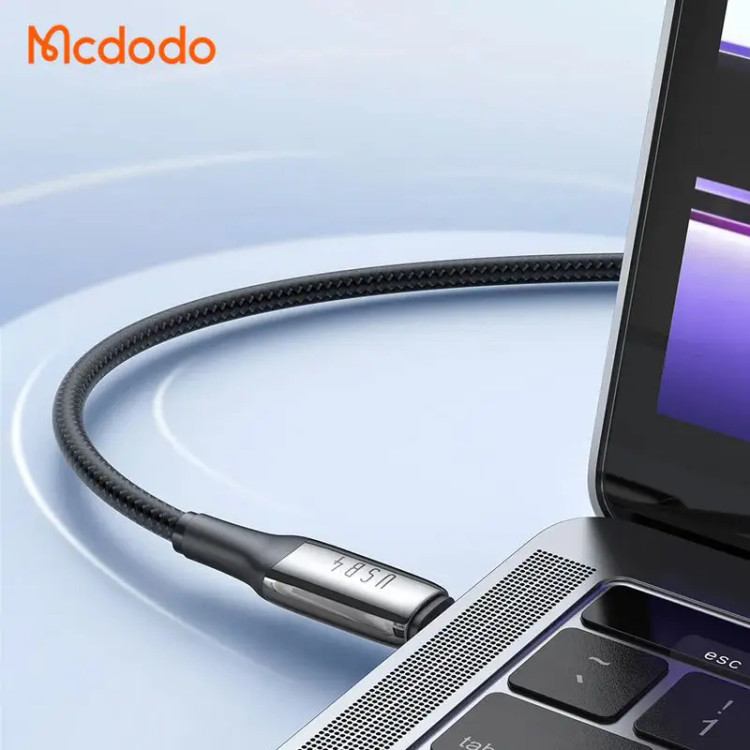 کابل USB C به USB C مک دودو مدل CA-299 فست شارژ و پشتیبانی از انتقال تصویر