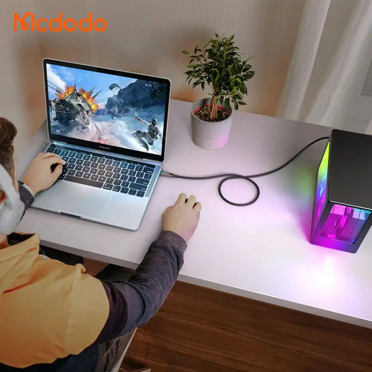 کابل USB C به USB C مک دودو مدل CA-299 فست شارژ و پشتیبانی از انتقال تصویر