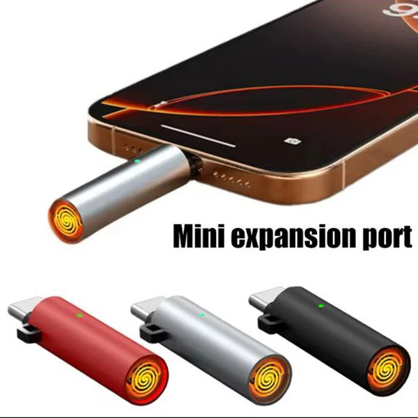 فندک الکترونیکی USB TYPE C مدل AIR SENSOR با سنسور تشخیص فوت و خاموشی خودکار