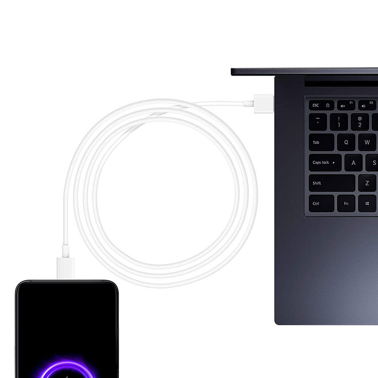 کابل شارژ شیایومی (Xiaomi) سفید