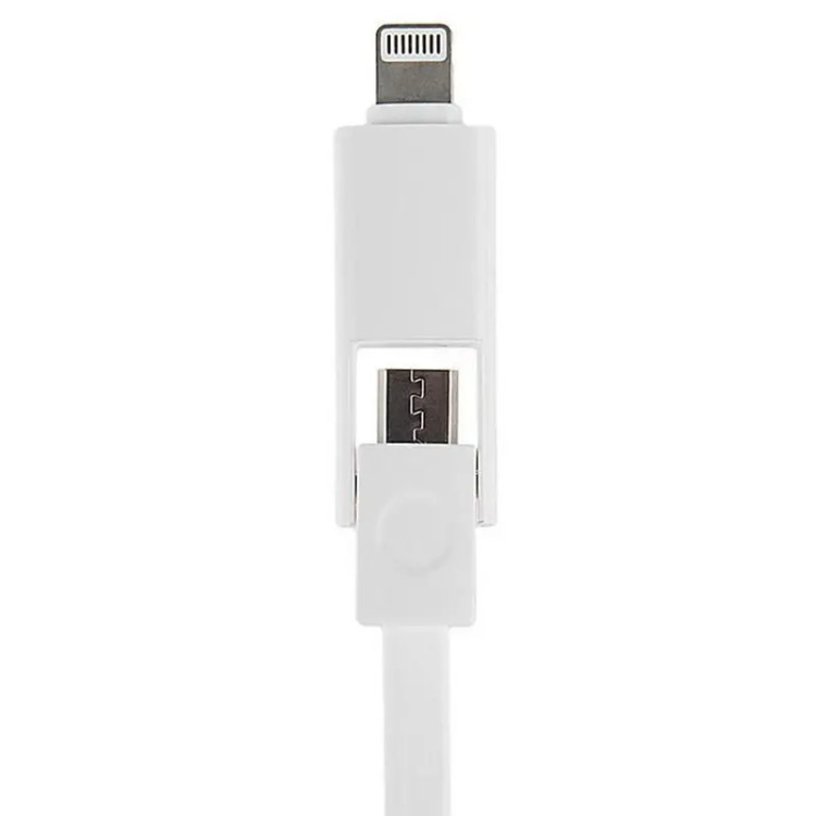 کابل شارژ 2 در 1 ARUN مدل B110M6 لایتنینگ و MICRO USB طول 1 متر