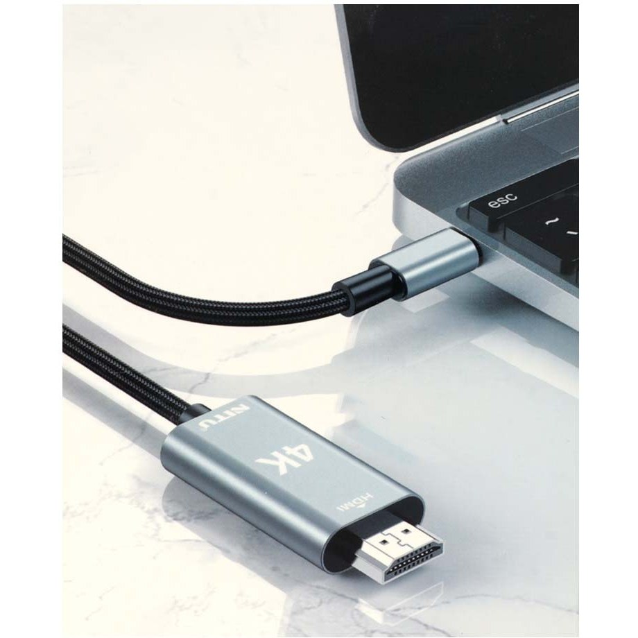 کابل تبدیل USB TYPE C به HDMI نیتو مدل NHI05 طول 2 متر با پشتیبانی از کیفیت 4K