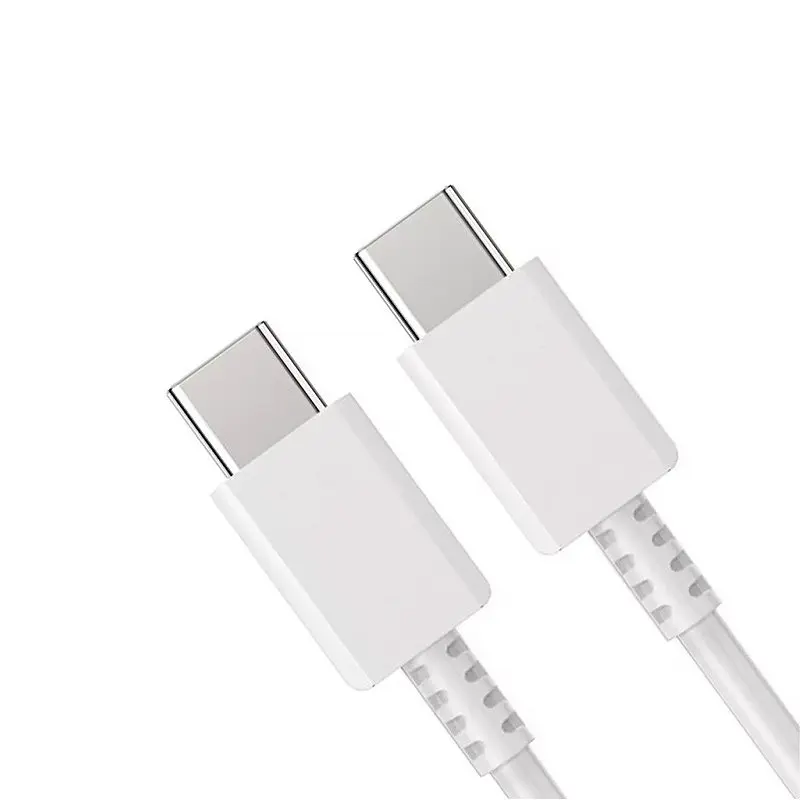 کابل شارژ سامسونگ مدل TYPE-C 25W به TYPE-C سفید