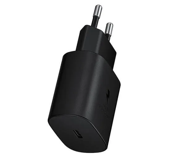 شارژر اصلی سوپرفست 25 وات سامسونگ با کابل تایپ سی Samsung Travel Adapter Charging EP-TA800 25W سفید بدون پک