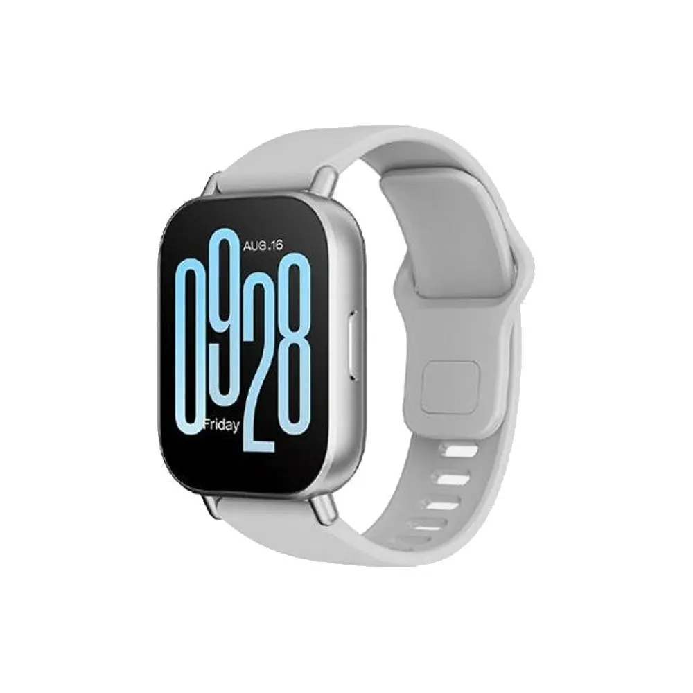 ساعت هوشمند شیائومی مدل Redmi Watch 5 Active با بدنه فلزی و ضد آب با گارانتی شرکتی( با ضمانت اصالت کالا) بدنه نقره ایی بند سفید