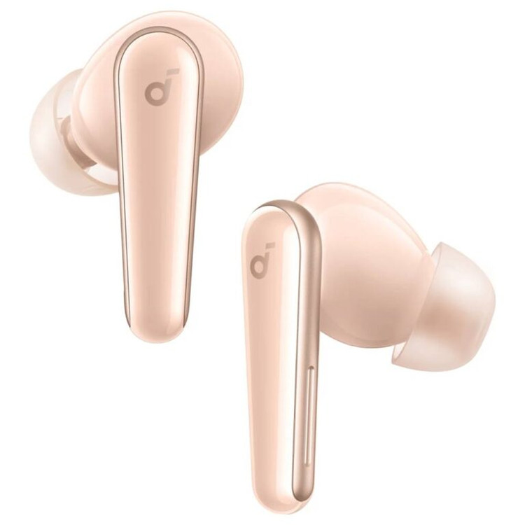 هدفون بلوتوثی انکر مدل Soundcore Liberty 5 با نویز کنسلینگ فعال (ANC)، دارای سنسور نوری داخل گوش و مقاوم در برابر رطوبت و عرق رزگلد