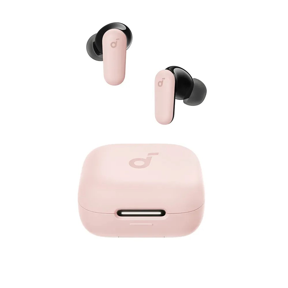هندزفری بلوتوثی انکر Soundcore R50i NC با حذف نویز فعال ANC، درایور 10 میلی‌متری، شارژدهی 45 ساعته و میکروفون هوشمند صورتی