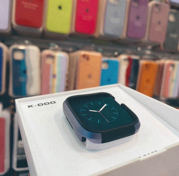 کاور محافظ K-DOO مدل Defender مناسب اپل واچ سایز 45 اصلی بنفش مشکی تیره