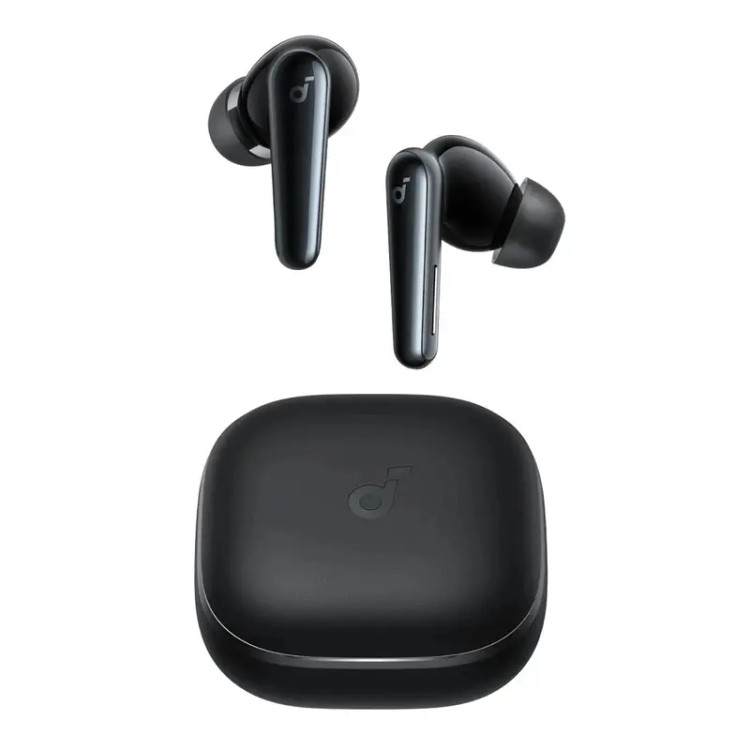 هدفون بلوتوثی انکر مدل Soundcore Liberty 5 با نویز کنسلینگ فعال (ANC)، دارای سنسور نوری داخل گوش و مقاوم در برابر رطوبت و عرق سفید