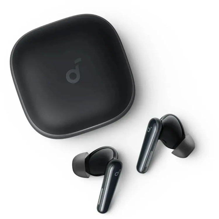هدفون بلوتوثی انکر مدل Soundcore Liberty 5 با نویز کنسلینگ فعال (ANC)، دارای سنسور نوری داخل گوش و مقاوم در برابر رطوبت و عرق سفید