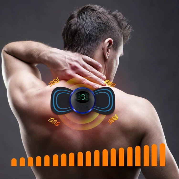مینی ماساژور چسبی شارژی پروانه ای Mini Massage Stick EMS
