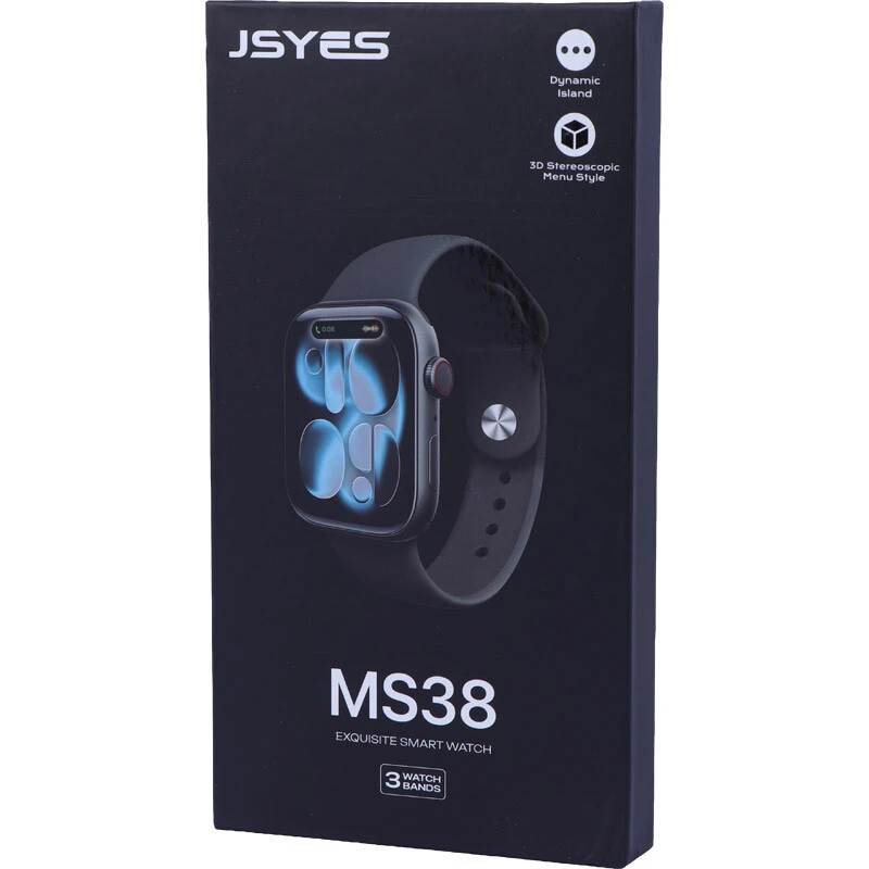 ساعت هوشمند صفحه مستطیل JSYES مدل MS38 طلایی