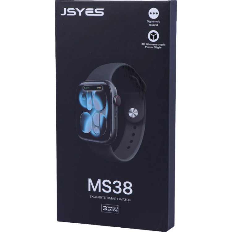 ساعت هوشمند صفحه مستطیل JSYES مدل MS38 طلایی