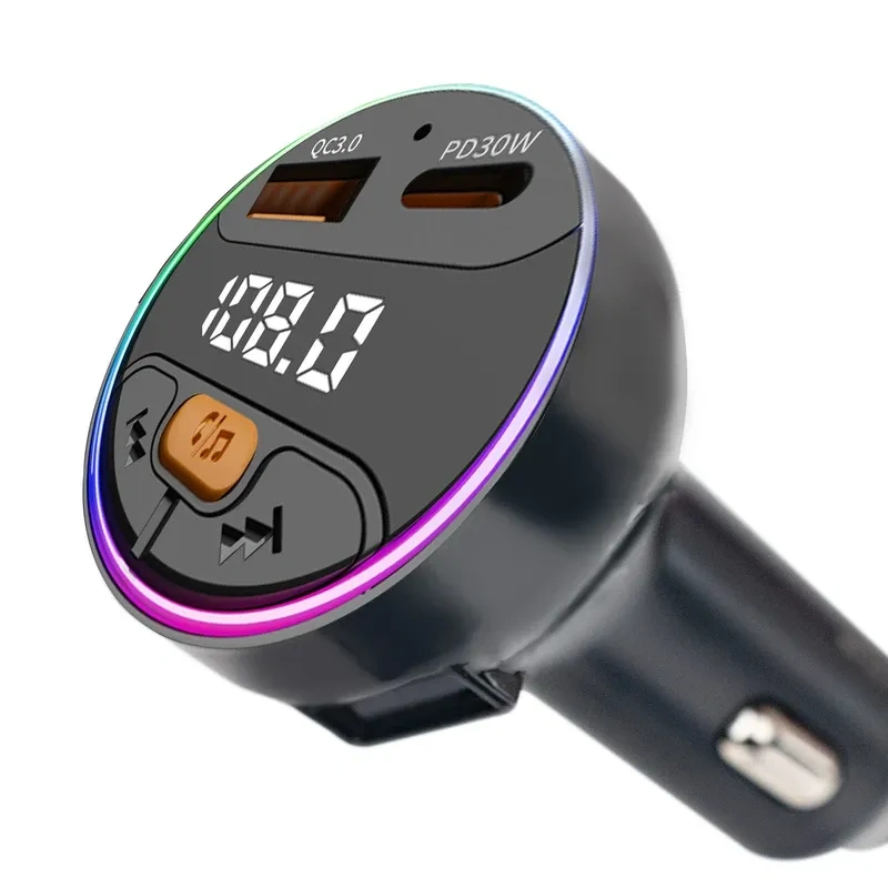 شارژر فندکی و اف ام پلیر بلوتوثی 30 وات هیسکا HCC-338