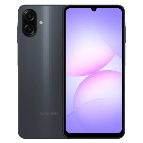 گوشی موبایل سامسونگ مدل Galaxy A07 4G دو سیم کارت حافظه 128 گیگابایت و رم 4 گیگابایت چین مشکی - 18 ماه گارانتی شرکتی