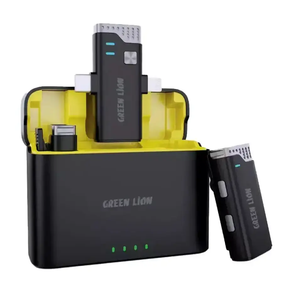 میکروفن یقه ای گرین لاین 360 3in1 با 36 ماه گارانتی شرکتی GREEN LION 3 IN 1