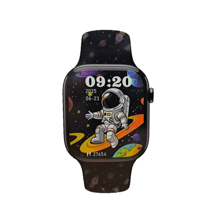 ساعت هوشمند 40 میلیمتری ویسمی مدل WISME-X67 mini با بند ، سازگار با IOS و اندروید مشکی